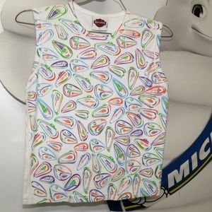 Harley Davidson Colorful Fuel Tanks Top L